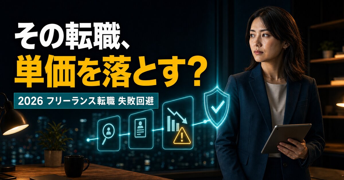 フリーランスエンジニア転職でやってはいけないことTop5｜単価と信用を落とす失敗と回避策